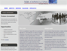 Tablet Screenshot of nexiabusinesssolutions.com
